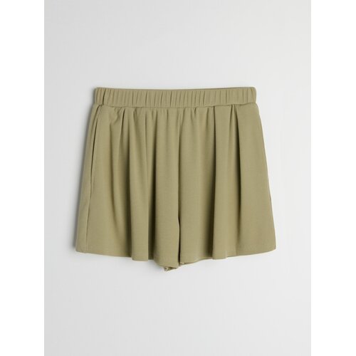 Sinsay Plisirane skort hlače s dodatkom viskoze Slike