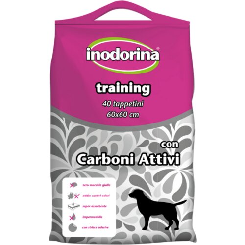 Inodorina prostirke za pse training pads carbon 60x60cm 40/1 Slike