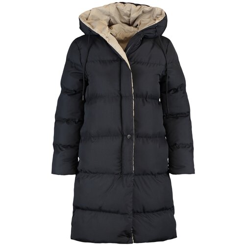 Trendyol Black Wide Cut Oversize Double Sided Down Jacket Slike