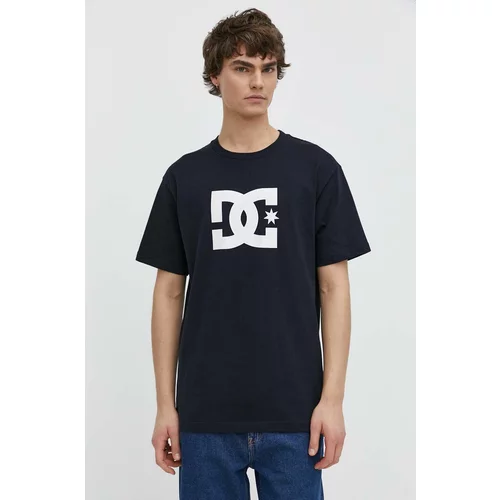 DC Bombažna kratka majica Star moška, mornarsko modra barva, ADYZT05373