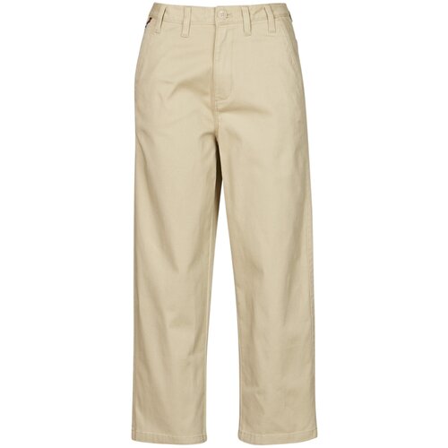 Tommy Jeans Hlače Chino / Carrot TJW HIGH RISE STRAIGHT Bež Slike