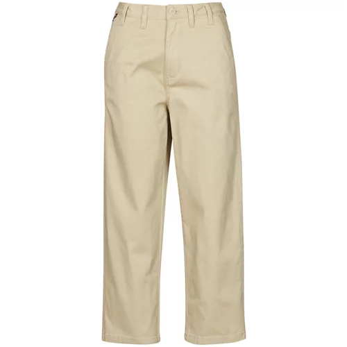 Tommy Jeans Hlače Chino / Carrot TJW HIGH RISE STRAIGHT Bež