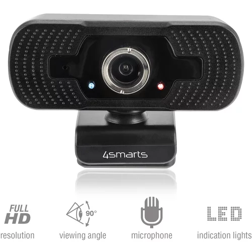 4SMARTS Webcam C1 Full HD, Mikrofon 478593 Universal Webcam