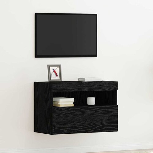 TV zidni ormar Crni hrast 60 x 30 x 40 cm Konstruirano drvo Cijene