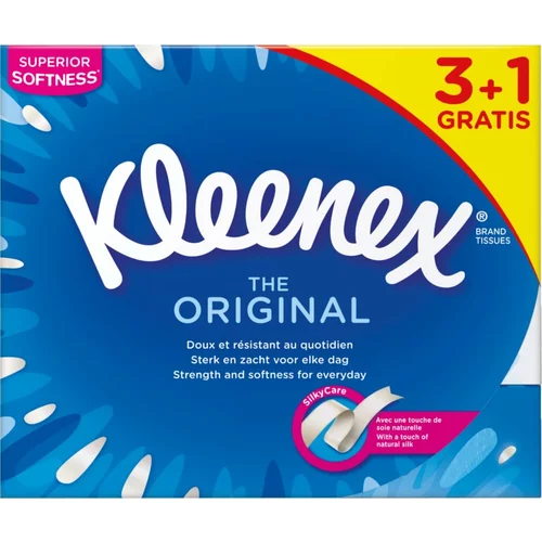 Kleenex Original Box papirnati robčki 3+1 72 kos