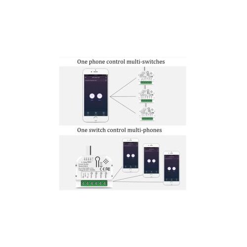 Gembird SMART-4GANG Tuya Wifi DIY Self-locking daljinski upravljac Smart Switch relejni modul DC 5V/7-32V AC Cene