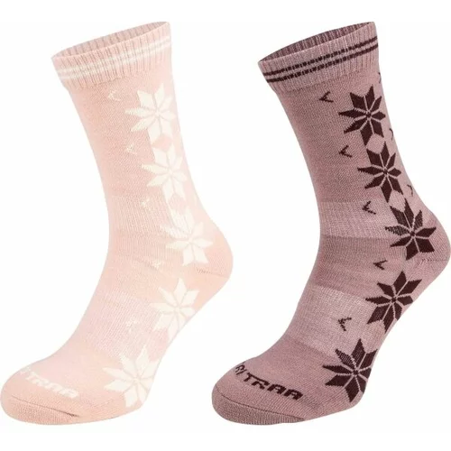 Kari Traa VINST WOOL SOCK 2PK Ženske vunene čarape;, ružičasta, veličina