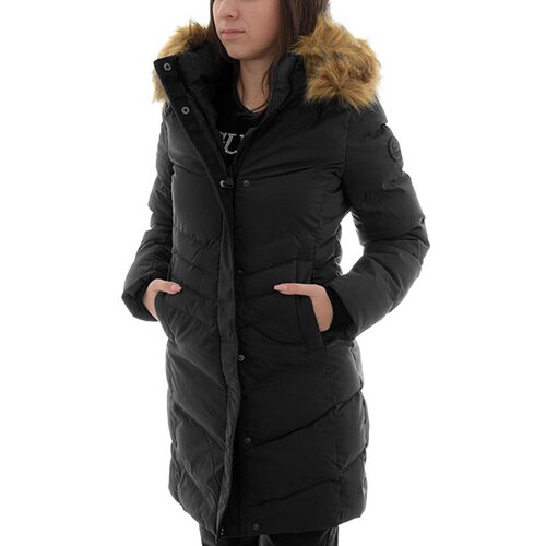 Eastbound ženska jakna wms long jacket with fur EBW791-BLK Cene