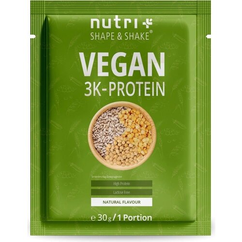 Vegan 3K Protein Powder, paket za testiranje - Natural Slike
