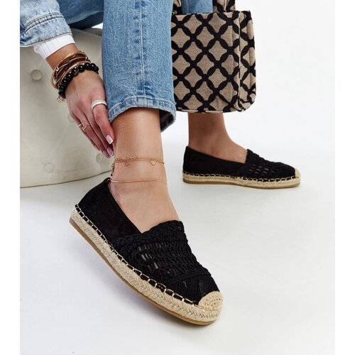 Gemre Black Lace Espadrilles Gordana Slike