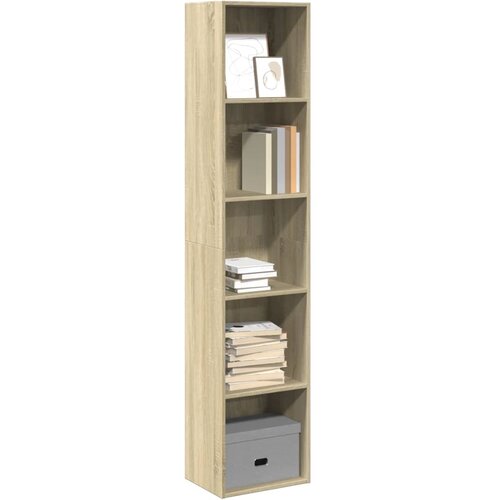 VidaXL Regal za knjige boja hrasta 40x30x189 cm od konstruiranog drva Slike