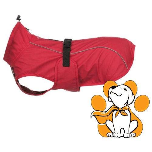 Trixie Vimy Raincoat Red S 35 cm, Mantil Za Male Pse Za Šetnju Cene
