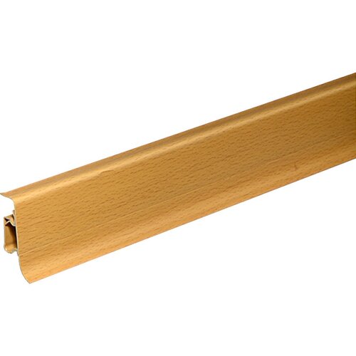 MM plastična podna lajsna KU50 (bukva, 2,5 m x 22 mm x 50 mm) Slike