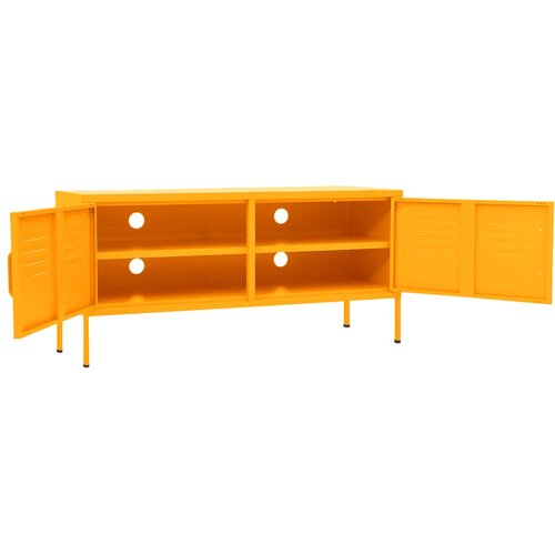  ormarić boja senfa 105 x 35 x 50 cm čelični Slike