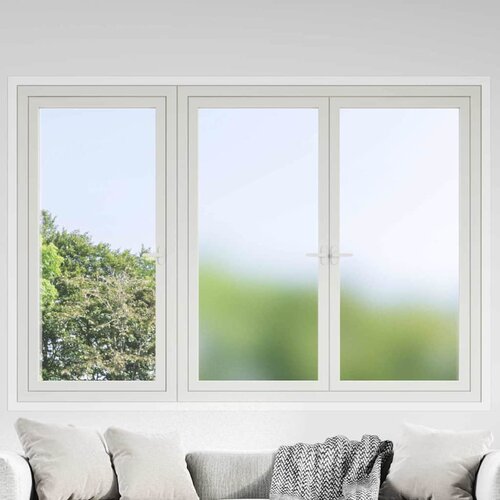  Statička folija za prozore Frosted siva 45 x 2000 cm PVC Cijene