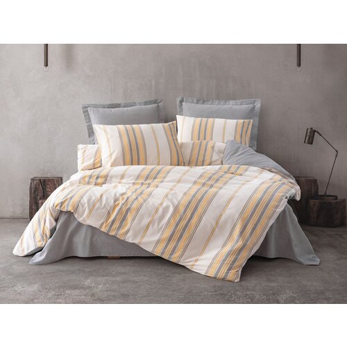 Lessentiel Maison tribus - yellow yellowgreywhite single quilt cover set Slike