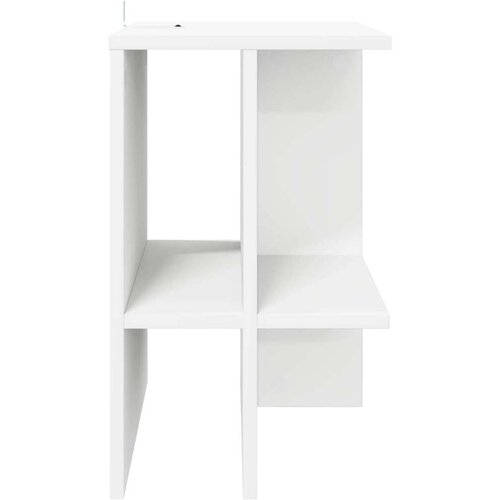  Stolić za kavu 2 pcs Bijela 40 x 30 x 49 cm Konstruirano drvo - Bijela 2 Slike