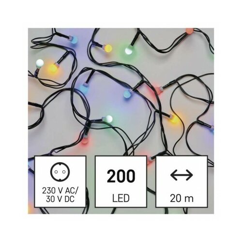 Emos LED svetlosni lanac - cherry 200 LED 20m MTG-D5AM06 Slike