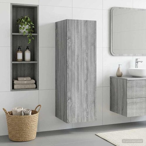  Ormar za Kupaonicu na Zidu Siva Sonoma 33 x 34,5 x 100 cm Cijene
