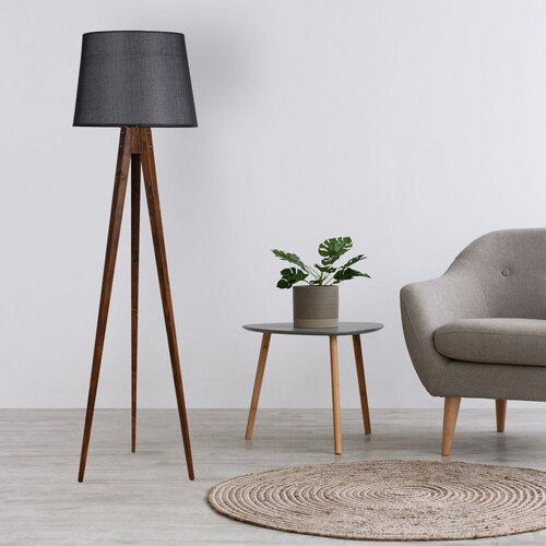 Opviq podna lampa Pramit, 160 cm, E27 40W, Orah Cene