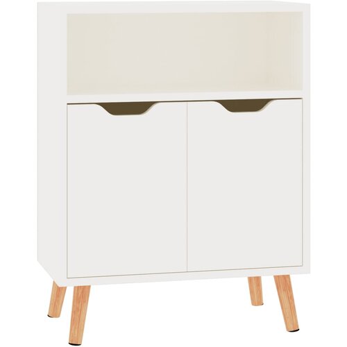 Maison Chic Komoda - Predalnik visok sijaj bela 60x30x72 cm inženirski les, (21720715) Cene