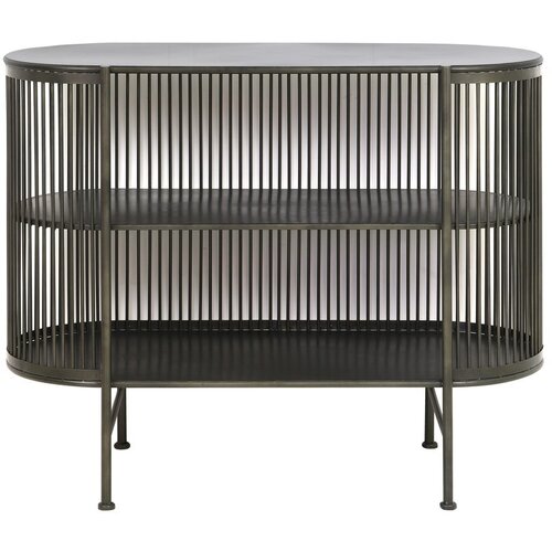Light &amp;amp; Living Crna metalna komoda 100x80 cm Yinthe - Slike