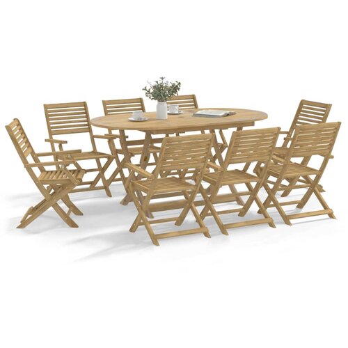  Sklopive vrtne stolice 6 kom 54,5x61,5x86,5 cm od drva bagrema Cijene