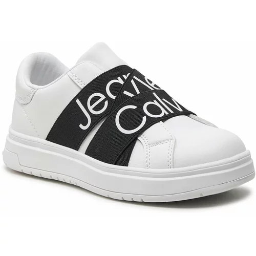 Calvin Klein Jeans Tenisice crna / bijela