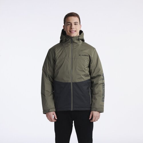 Columbia muška jakna point park insulated jacket m, maslinasta Cene