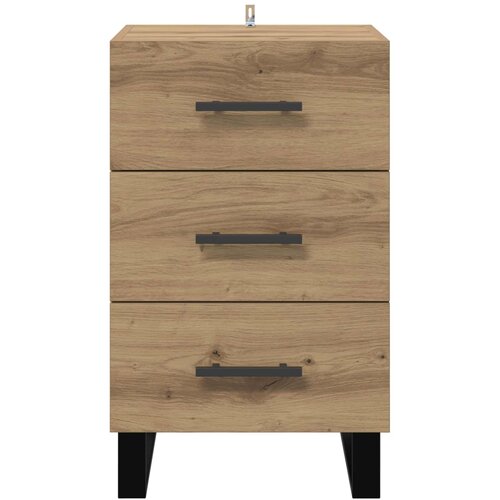  Noćni ormar Umjetnički hrast 40 x 40 x 66 cm Konstruirano drvo Slike