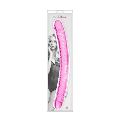 dupli dildo | Crystal Pink 44 cm Cene