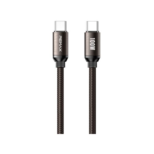 Remax DATA kabl BRUSHED ALLOY TIP C na TIP C CB36 100W,1.2m, braon ( 940 ) Slike