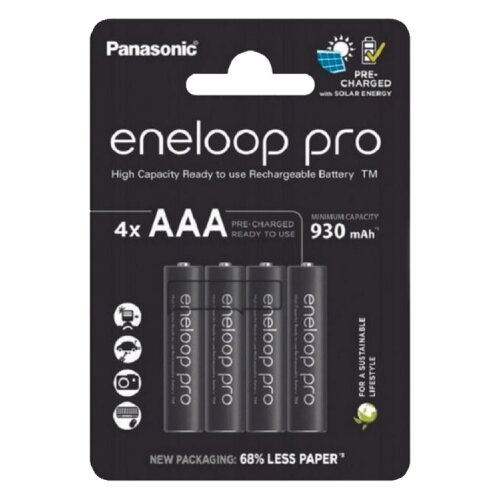 Panasonic punjive baterije eneloop Pro AAA/4B 4 kom. (BK-4HCDE/4CP) Slike