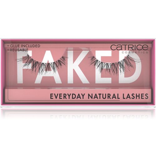 Catrice Faked Everyday Natural Lashes izjemno lahke umetne trepalnice za vsakodnevno uporabo 1 ks odtenek Black Cene