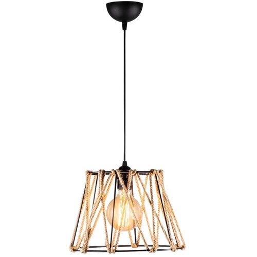 Opviq lights Crna/bež viseća svjetiljka s metalnim sjenilom ø 30 cm Jutini – Cijene