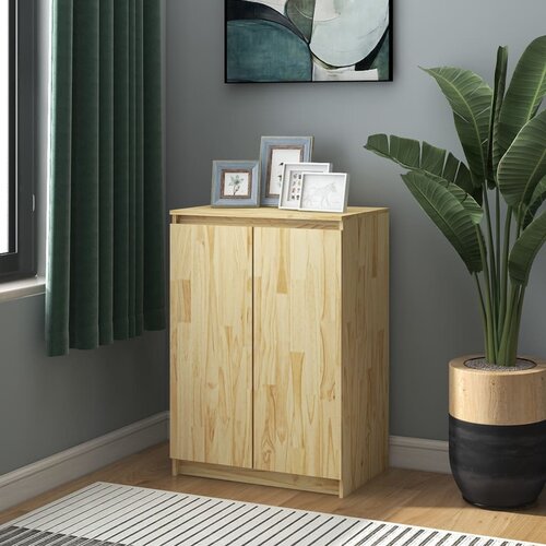 VidaXL Komoda 60x36x84 cm trdna borovina Slike