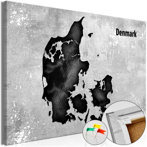  Slika na plutenoj podlozi - Scandinavian Beauty [Cork Map] 60x40 Cijene