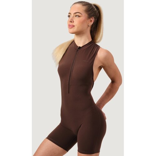 GymBeam Women&lsquo;s NEO Zip-Up Jumpsuit Mocha XS Cijene