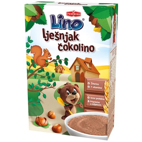 Lino bezmliječna instant kaša lješnik čoko200g Cijene