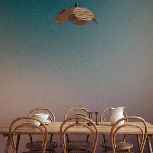  Foto tapeta - Nostalgic Gradient - Gradient Composition in Subdued Colors 450x315 Vodootporna Cene