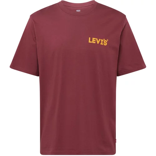 Levi's Majica oranžna / karminsko rdeča