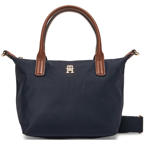 Tommy Hilfiger Ročna torba Popette Mini Tote AW0AW17709 Mornarsko modra Cene