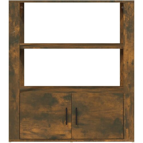  Komoda boja dimljenog hrasta 80x30x90 cm od konstruiranog drva Slike