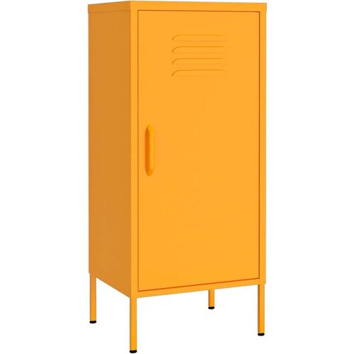 VidaXL Ormarić za pohranu boja senfa 42 5 x 35 x 101 5 cm čelični Slike