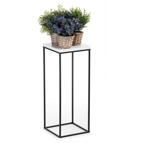  Stalak za cveće BASICLOFT 60x24 crna/bela Cene