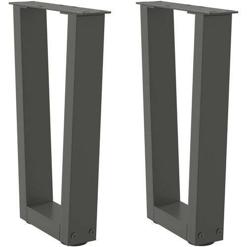 vidaXL Noge blagovaonskog stola V-oblika 2 kom antracit 28x(42-43,3)cm Cene
