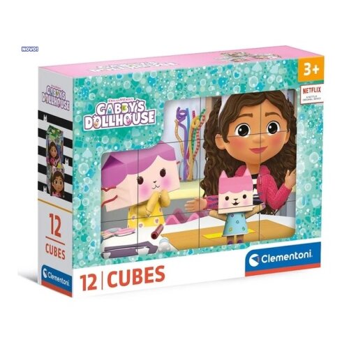 Clementoni kocke slagalice gabina Čarobna kuĆica 12 komada ( CL41193 ) Slike