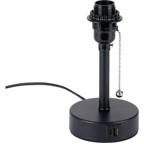 Brilagi - Stona lampa sa USB portom TABLON 1xE27/25W/230V crna Cene