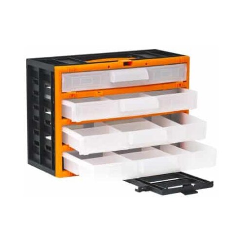 Handy prenosni organizator za drobni elektromaterial s predalčki - 310 x 165 x 220 mm Cene