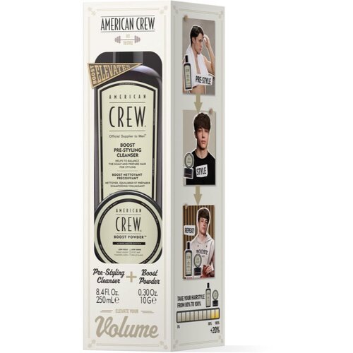 American Crew Boost Duo - Giftset darilni set za lase za moške Cene